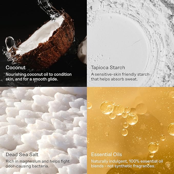 Each & Every Aluminum Free Deodorant for Women & Men - All Natural Deodorant for Sensitive Skin, EWG Verified - Clean, Baking Soda-Free, Plant-Based Fragrance, Citrus & Vetiver, 2.5oz