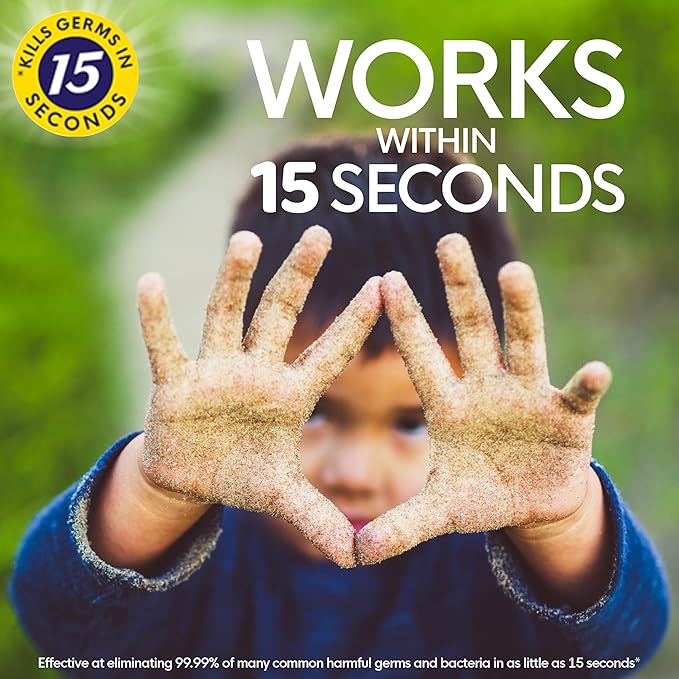 Germ-X Advanced Hand Sanitizer with Aloe and Vitamin E, Non-Drying Moisturizing Gel, Instant and No Rinse Formula, Pump Bottle, Back to School Supplies, 1 Liter