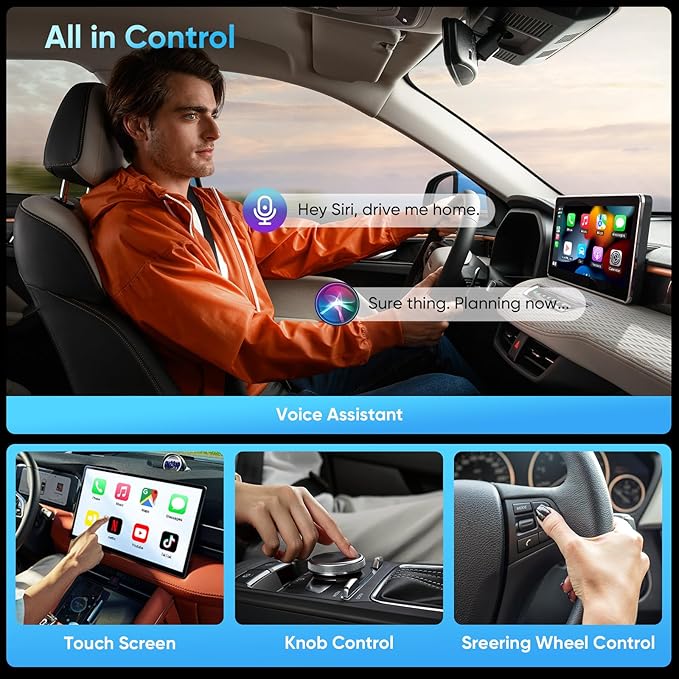 Wireless Carplay Adapter - Stable Control & No Delay & Plug and Play, Easy to Upgrade Wired to Wireless Car Play Dongle Adapter for iPhone iOS 10+ and 2016+ Cars