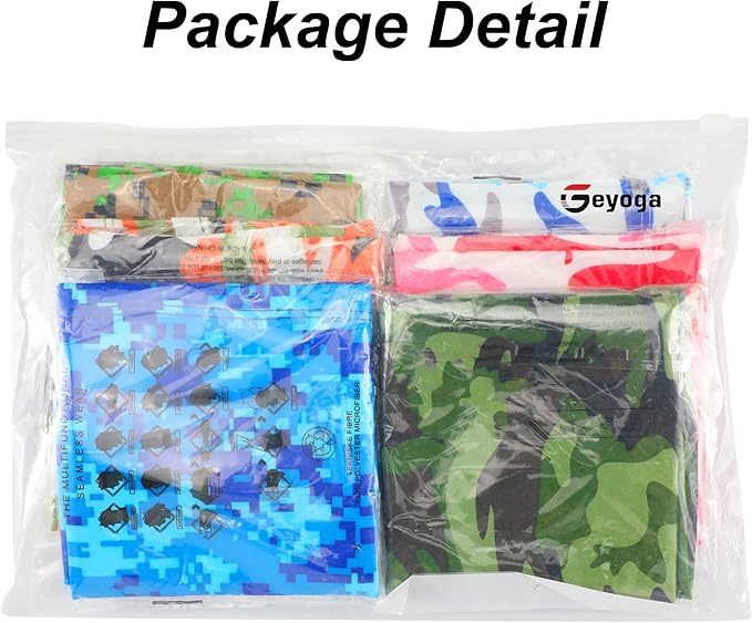 Geyoga Winter Face Mask for Men UV Protection Mask Sunscreen Breathable Windproof Neck Gaiters Scarf Fishing Cycling Running