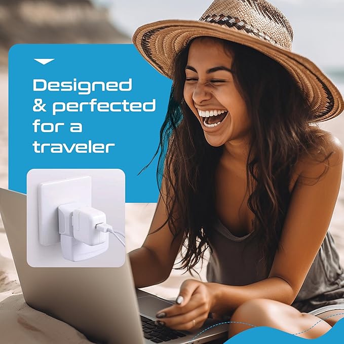 Ceptics Israel Plug Adapter - 2 in 1 Type H Adapter, US to Jersusalem Plug Adapter - Israel, Palestine Travel Adapter Plug, - Dual USA Inputs, CE, RoHS - 3 Pack