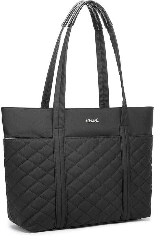 Kinmac Women's Laptop Tote Bag Top Handle Handbag Work Bag for Laptop Computer Up to 15.6 inch