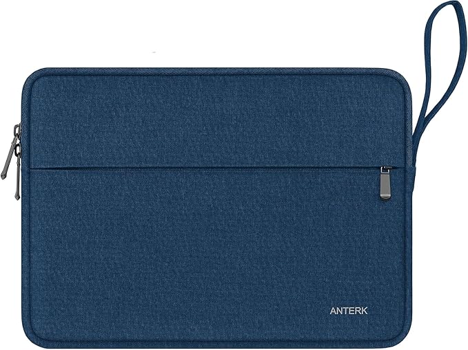Laptop Sleeve Case 14 Inch, Water Resistant Traveling Computer Cover with Handle, Shockproof Protective Carrying Laptop Bag Compatible for 14 Inch MacBook Air/Pro, HP, Dell, Lenovo, Blue