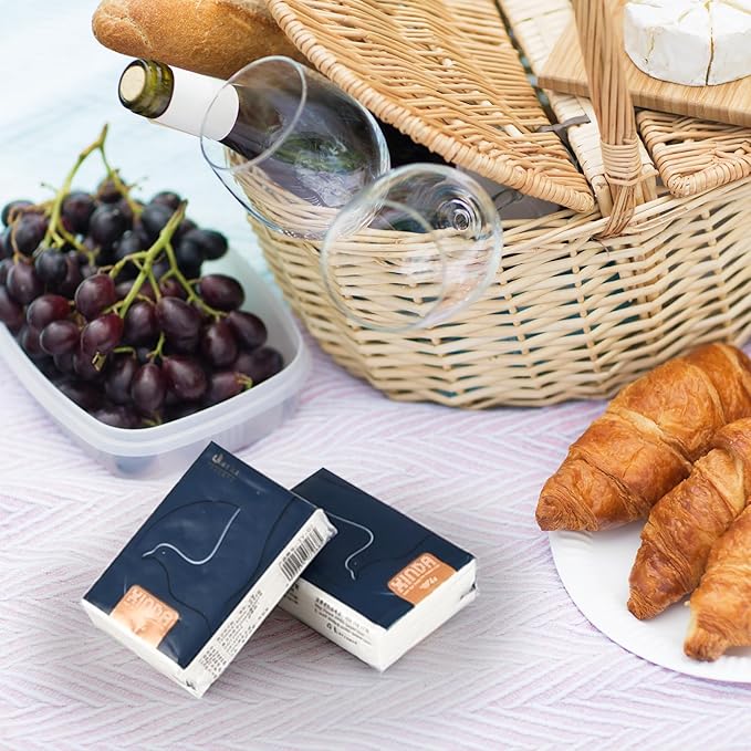 100-Pack Pocket Packs Facial Tissues, 4-Ply Mini Tissue Packs Travel Size