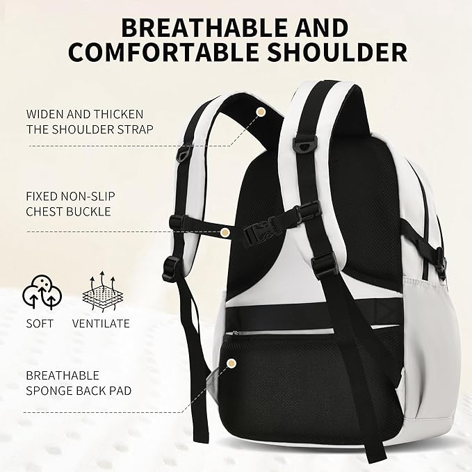 teenage student backpack,encrypted material， multiple compartments and large capacity backpack with anti-theft pockets，Water repellent backpacks suitable for middle and high school Men & Women