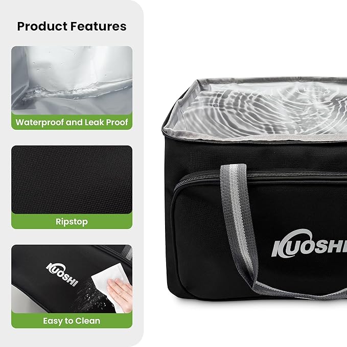 Insulated Lunch Bag for Men & Women-25L Leakproof Cooler Bag with Adjustable Strap, Large Reusable Lunch Box for Office, Beach, Picnic & Travel