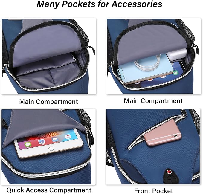 MOSISO Sling Backpack, Multipurpose Crossbody Shoulder Bag Travel Hiking Daypack