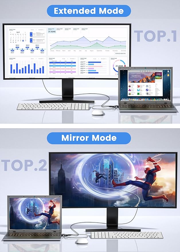 FOINNEX VGA to HDMI Adapter Converter with Audio,(PC VGA Source Output to TV/Monitor with HDMI Connector), Active Male VGA in Female HDMI 1080p Video Dongle adaptador for Computer,Laptop,Projector