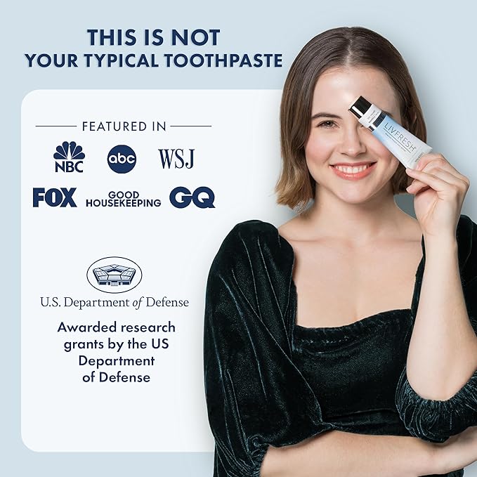 Toothpaste Gel, Clinically Proven to Remove Plaque 250% Better, Improves Gum Health 190% Better, Prevents & Reduces Tartar, Mild Peppermint