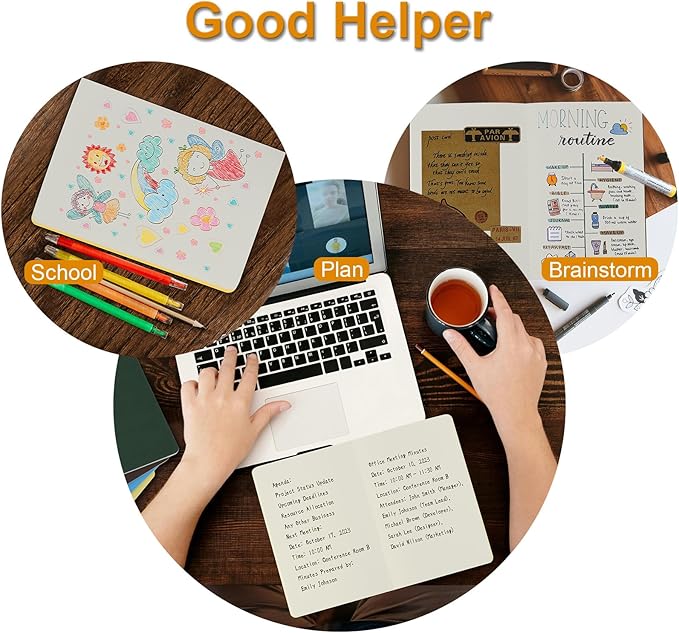 ZCZN 24 Pack Colorful Blank Notebooks Bulk, A5 Journals with 12 Colors, 60 Pages/30 Sheets, 8.3x5.5 Inch, Plain Paper, Travel Writing Journal Notebooks for Work & School