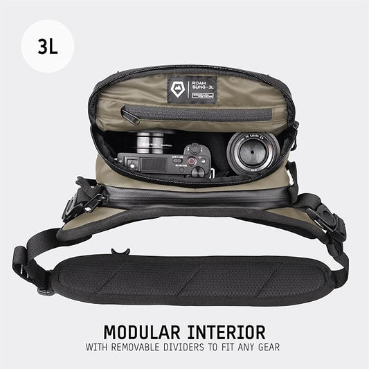 WANDRD ROGUE V1 3L Sling: Compact Camera Sling and Crossbody Bag with Fast Access, 3-Way Carry– Lightweight Everyday Bag Great for Travel, Photography, and Daily Use (Yuma Tan)
