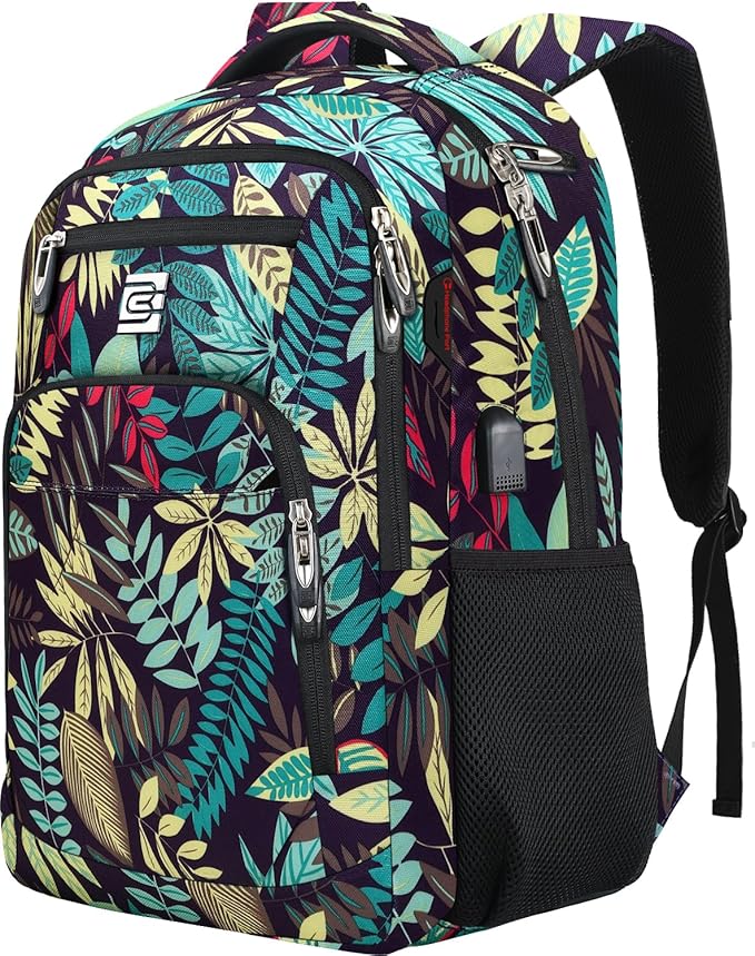 Laptop Backpack,Business Travel Anti Theft Slim Durable Laptops Backpack with USB Charging Port,Water Resistant College Computer Bag for Women & Men Fits 15.6 Inch Laptop and Notebook