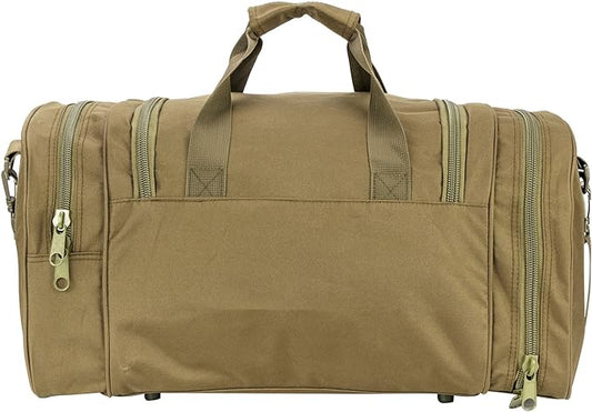 Gym Duffel Bag for Men Sports Duffel Bag with Shoe Compartment (GREEN-Model A)