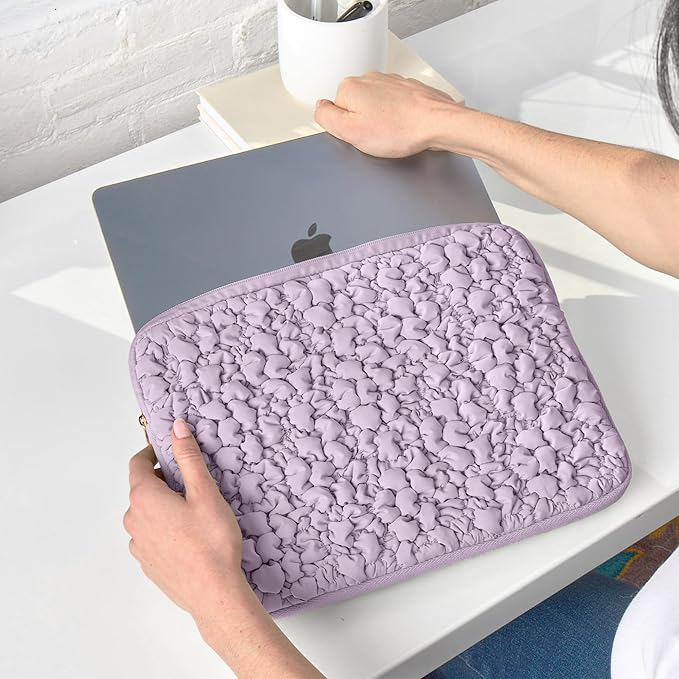 Vandel Puffy Laptop Sleeve Case, 13-14 inch Laptop Sleeve Bag Case 13.3 Inch, Compatible with Mac Air 13, MacBook Pro 13 in, MacBook 14 in, iPad Pro 12.9, HP Dell ASUS