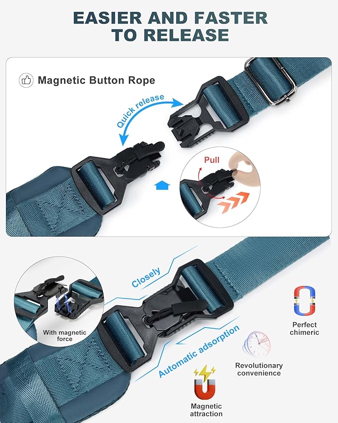 Sling Backpack bag for Men Peacock Blue, Tactical Backpack Shoulder Daypack Mini Anti-Theft Cross Body Motorcycle Chest Bags, Small One Strap Backpack for Casual Travel Hiking Outdoor Sports