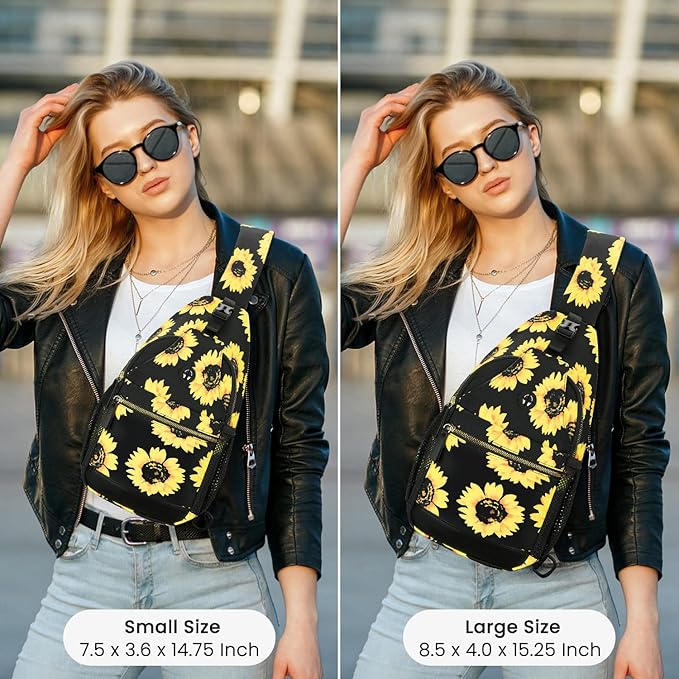 Small Crossbody Purses Bags for Women Men Travel, Chest Sling Bag Women Casual Cross Body Bag for Woman Sling Backpack