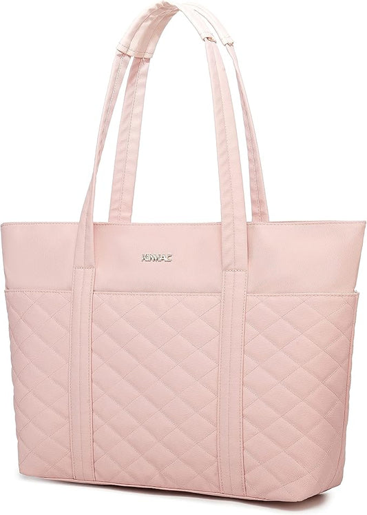 Kinmac Women's Laptop Tote Bag Top Handle Handbag Work Bag for Laptop Computer Up to 15.6 inch