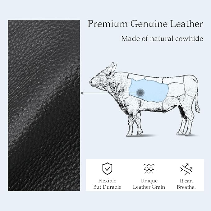 INICAT RFID Blocking Sling Bag Leather Crossbody Bags for Women Fanny Pack Cross Body for Woman Chest Bag for Travel 1.9L