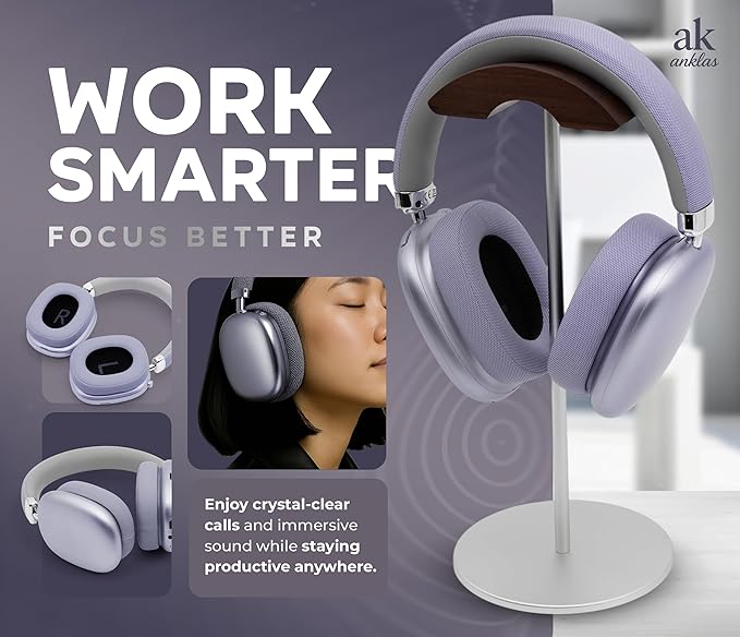 P959 Wireless Gaming Earbuds – Bluetooth 5.3 Stereo Headphones with Mic, Touch Controls, Long Battery, IPX6 Waterproof, Ergonomic for Music, Sports & Travel (Purple)