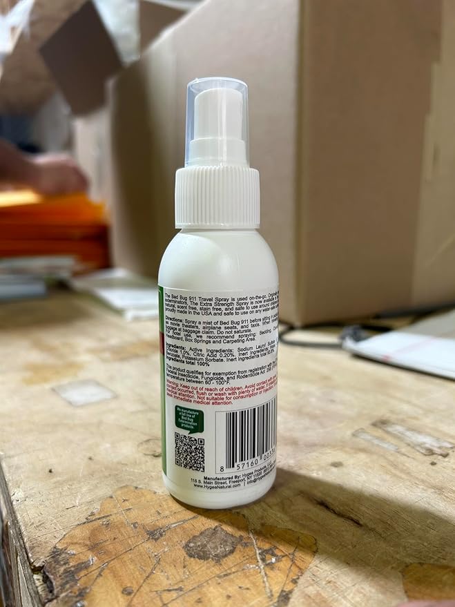 Extra Strength 3oz Travel Spray –TSA Approved - New Formula 66% Stronger- Stain & Scent Free Treatment – Natural Formula - Child & Pet Safe (50 Pack)