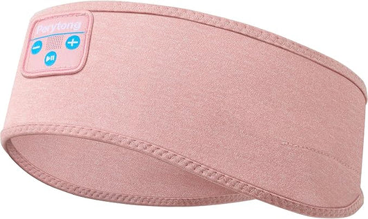 Perytong Sleep Headphones - Headband Headphones - Bluetooth Headband Sleeping Headphones for Side Sleeper, Elastic Music Headphone Band Cozy ASMR Wireless Eye Mask Tech Gadgets Gifts for Women Men
