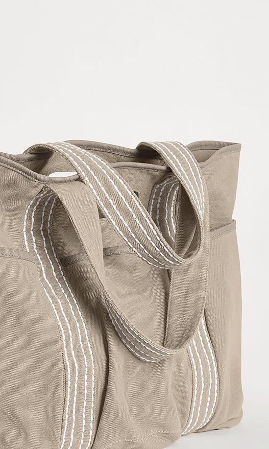 ODODOS 29L Oversized Canvas Tote Bag Large Capacity Open Top Shoulder Bags for Gym Workout Shopping Beach Travel