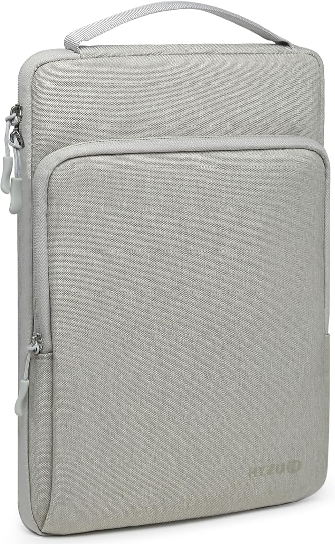 HYZUO 17-17.3 Inch Laptop Bag Case Sleeve for 17" 17.3" HP/Dell/Lenovo/ASUS/Acer/LG/MSI Gaming Laptop/Razer Blade 17/18, Notebook Carrying Briefcase for Men Women, Light Gray