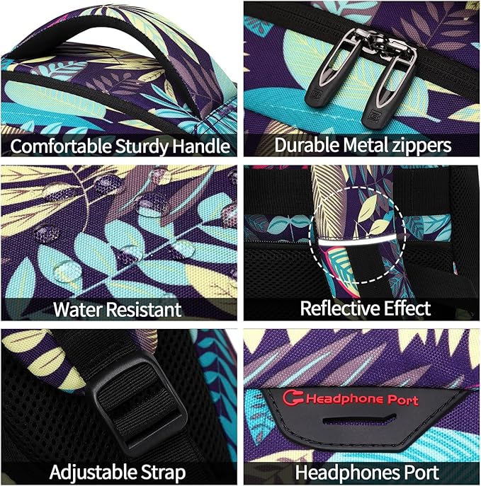 Laptop Backpack,Business Travel Anti Theft Slim Durable Laptops Backpack with USB Charging Port,Water Resistant College Computer Bag for Women & Men Fits 15.6 Inch Laptop and Notebook