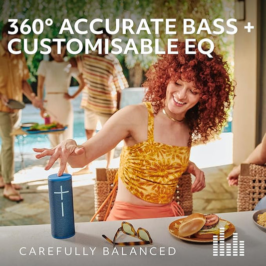 Ultimate Ears Boom 4 Portable Waterproof Bluetooth Speaker with 360-Degree Immersive Sound, Outdoor Floating Speaker, 15-Hour Battery, 147ft Range - Lilac
