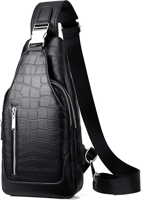 FSD.WG】sling Backpack for Men Chest Bag Crossbody Shoulder Bags Travel Bag Purse for Men with Water Resistant