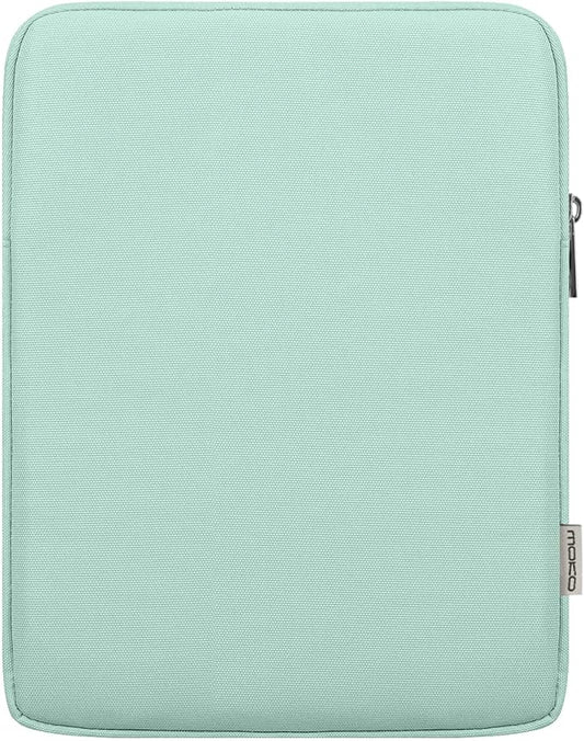 MoKo 9-11 Inch Tablet Sleeve Bag Carrying Case Fits iPad air 5 10.9" 2022, iPad Pro 11 M2 2022-2018, iPad 10th 10.9,iPad 9/8/7th Gen 10.2,iPad Air 4 10.9/Air 3 10.5,Tab S8/S9 11", Mint Green