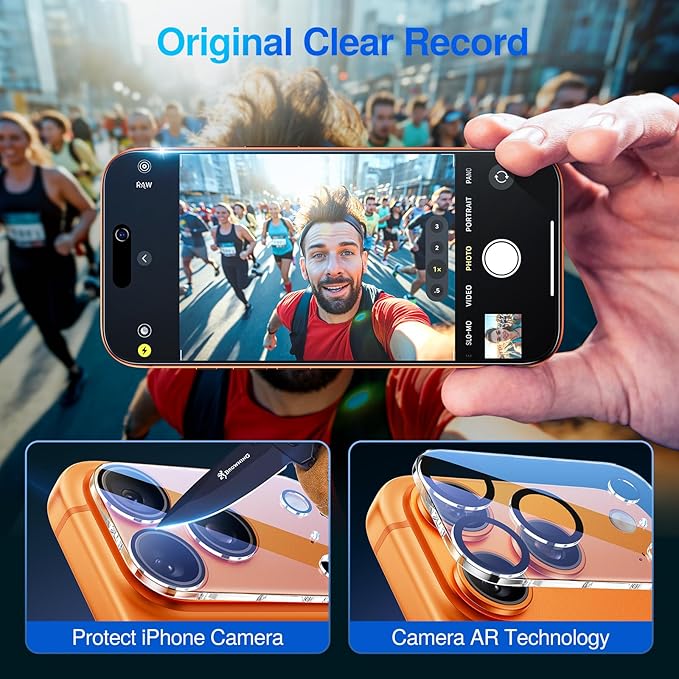 SMARTDEVIL 2+2Pack for iPhone 17 Pro Privacy Screen Protector with Camera Lens Protector,Shatterproof Tempered Glass [True 28°Anti Spy] [9H Hardness] [Automatic Dust-Elimination Install] [Bubble Free]
