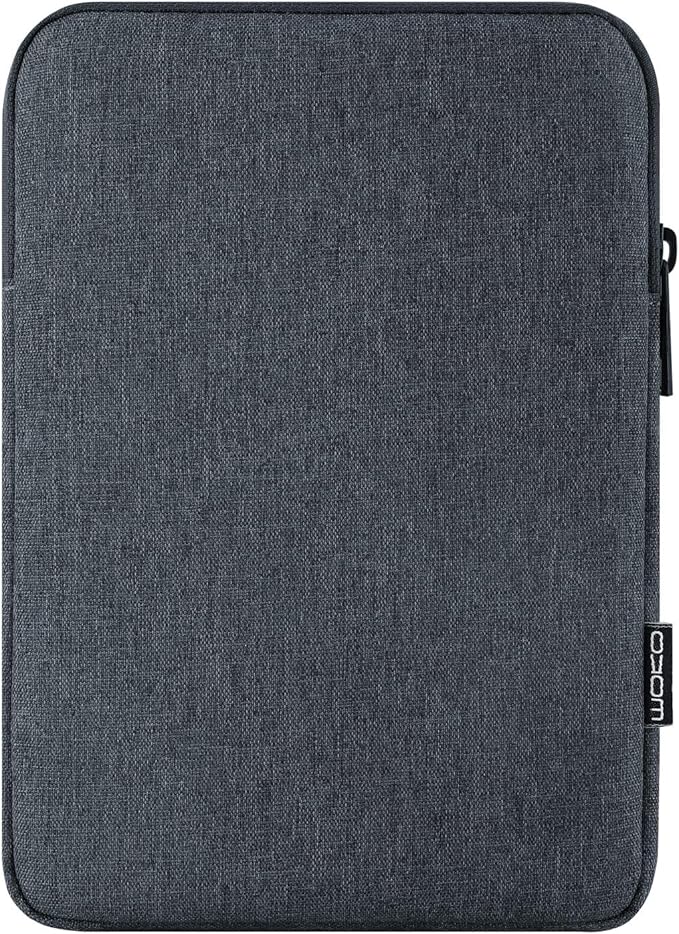 MoKo 13 Inch Tablet Sleeve Fits 13inch iPad Air M3 2025, iPad Pro M4/Air M2 2024, iPad Pro 12.9, Galaxy Tab S8+/S9+ 12.4, Polyester Bag Fit with Apple Pencil or Smart Keyboard, Space Gray