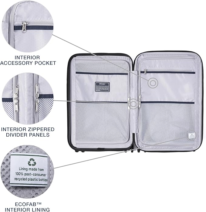 Travelpro Maxlite Air V2 Hardside Expandable Carry on Luggage, 8 Spinner Wheels, Lightweight Hard Shell Suitcase, TSA lock, Cabernet, Carry On 21-Inch