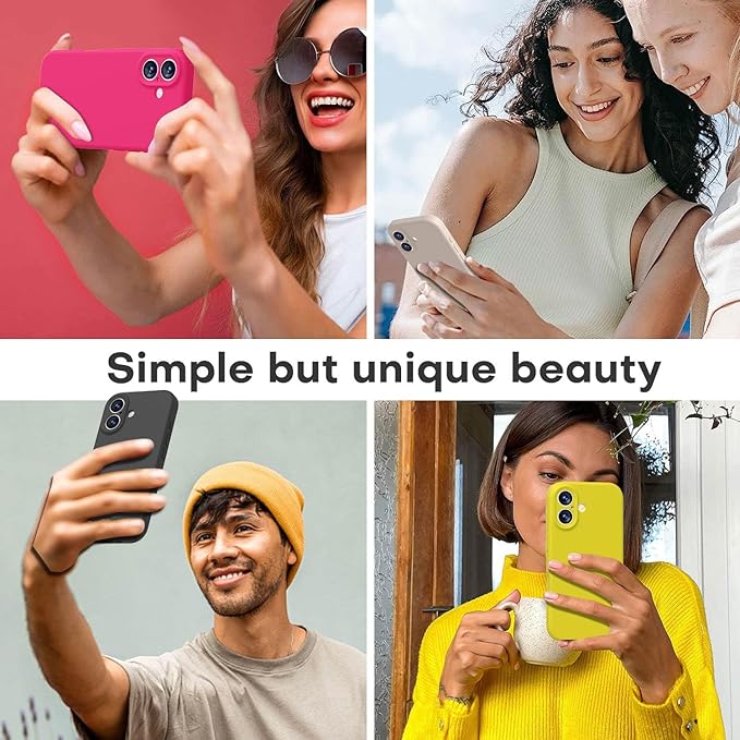 LOVE 3000 Designed for iPhone 17 Case, Premium Silicone [Compatible with Magsafe][Soft Anti-Scratch Microfiber Lining] Shockproof Protective Phone Case for Men Women 6.3", Hot Pink