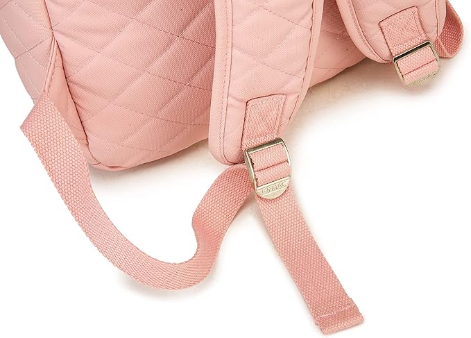 Kinmac Laptop Backpack with Massage Cushion Straps and USB Charging Port for Laptop Up to 15.6 Inch Men Women Travel Outdoor Backpack (Pink)