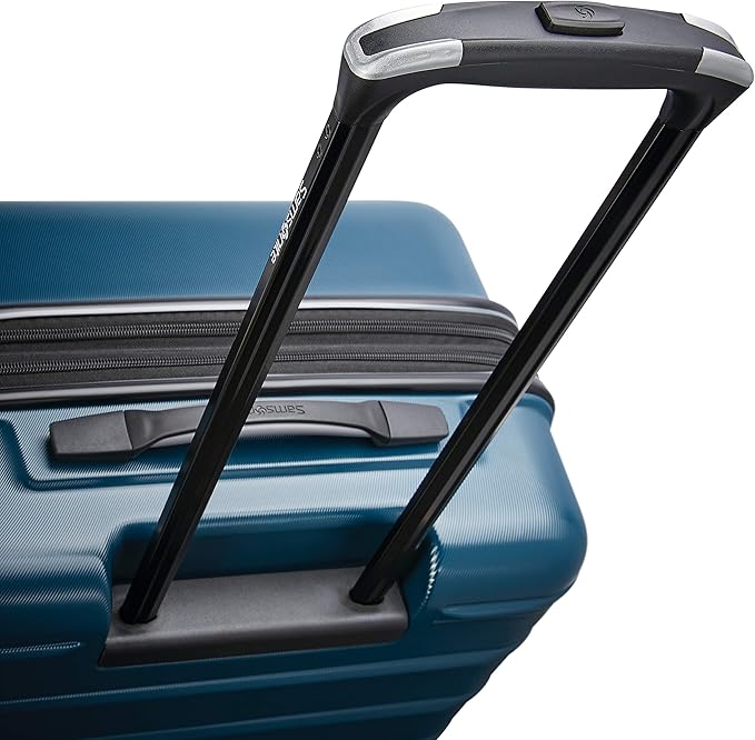 Samsonite Omni 2 Hardside Expandable Luggage with Spinner Wheels, 2-Piece Set (19/28), Nova Teal