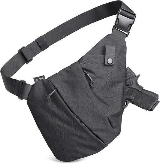 WYNEX Tactical Crossbody Sling Bag,Concealed Carry Bag for Men Women,Anti Theft Crossbody Bags, CCW Bags EDC Carry