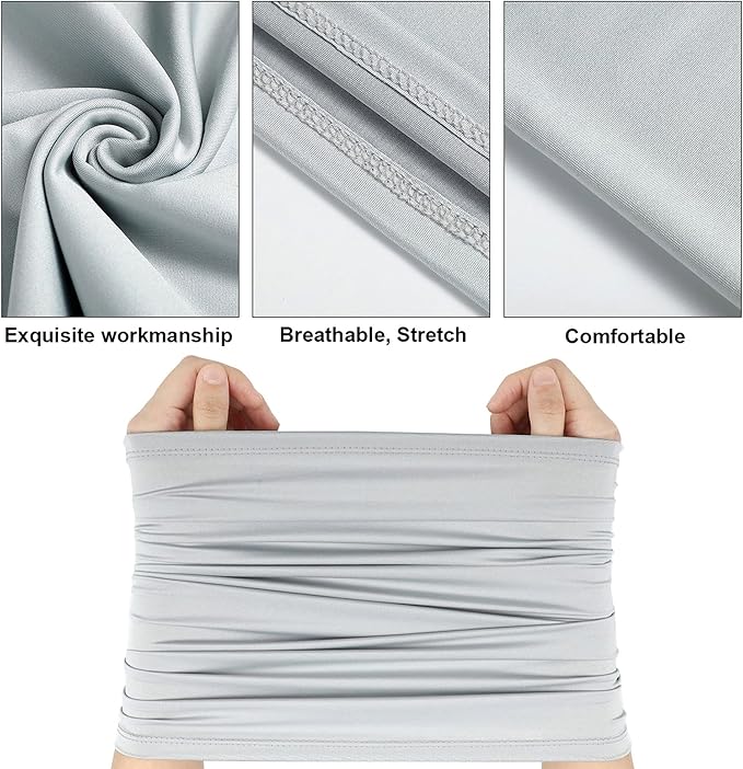 Geyoga Winter Face Mask for Men UV Protection Mask Sunscreen Breathable Windproof Neck Gaiters Scarf Fishing Cycling Running