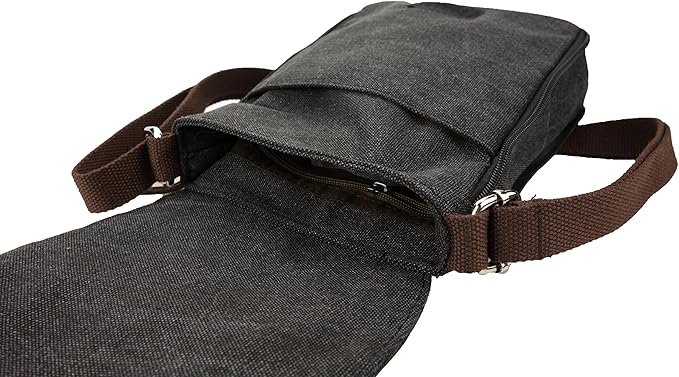 Sechunk Vintage Canvas Messenger Cross body bag Shoulder bag
