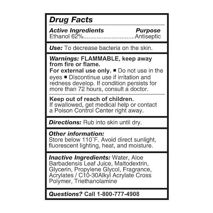 McKesson Hand Sanitizer Pump with Aloe, 8 oz [Pack of 24] Bulk, 62% Ethyl Alcohol