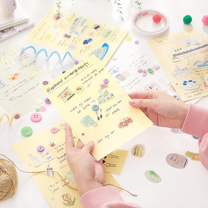 30 Sheets Parchment Paper - Creamy Yellow 8.5” x 11” Letter Size Parchment Card Stock 65lb Heavyweight Paper Thick Vintage Paper for Certificate, Crafts, Business Cards, Invitations PAP04CY