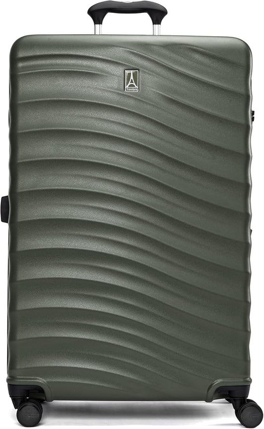 Travelpro Maxlite Air V2 Hardside Expandable Checked Luggage, 8 Spinner Wheels, Lightweight Hard Shell Suitcase, TSA lock, Slate Green, Checked Large 28-Inch