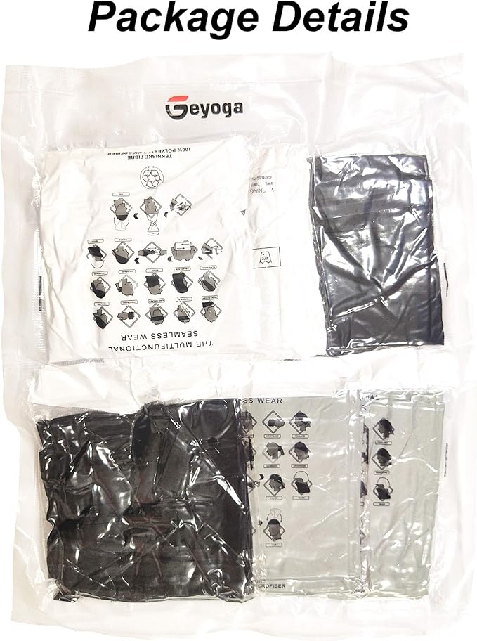 Geyoga Winter Face Mask for Men UV Protection Mask Sunscreen Breathable Windproof Neck Gaiters Scarf Fishing Cycling Running