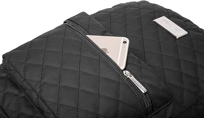 Kinmac Water Resistant Laptop Backpack with USB Charging Port for Laptop Up to 15.6 Inch (Embroider)