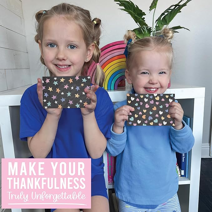 Hadley Designs Blank Cards and Envelopes 4x6-24 Blank Note Cards with Envelopes, Notecards Stationery Sets, Notecards Bulk, Stationary Sets, Note Paper Stationery, Chalk Board Pretty Stationary