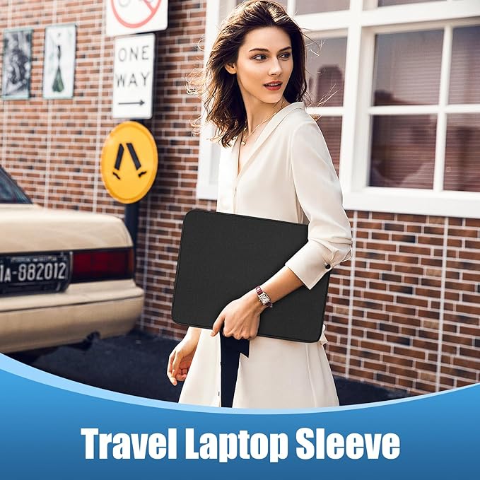 Ctemnpho 18.5 inch Laptop Sleeve Case Storage Bag, Portable Computer Cover Bag with Pocket Zipper for 18.5 inch Monitor, Laptop Notebook Computer Gaming Display Protective Travel