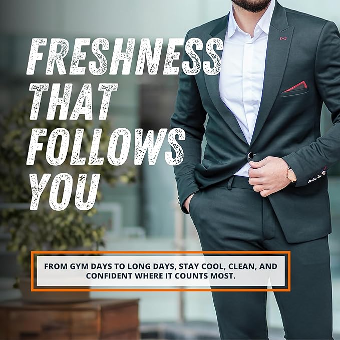 Super Fresh Ball Deodorant Lotion for Men Groin Butt and Body Hygiene Cream Controls Odor Prevents Chafing Aluminum Free Daily Freshness and Comfort Powder Lotion Formula in Convenient 4 oz Tube