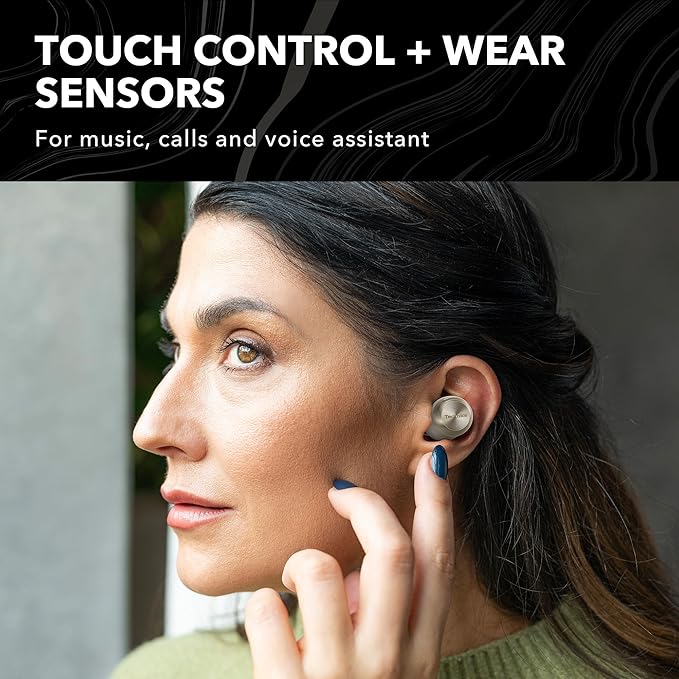 Technics Reference Class Hi-Fi Wireless Earbuds,Dolby Atmos with Head Tracking,Adaptive Noise Cancelling,3 Device Multipoint, 10-hr Battery,Wireless Charging,Improved Fit -EAH-AZ100-N (Champagne)