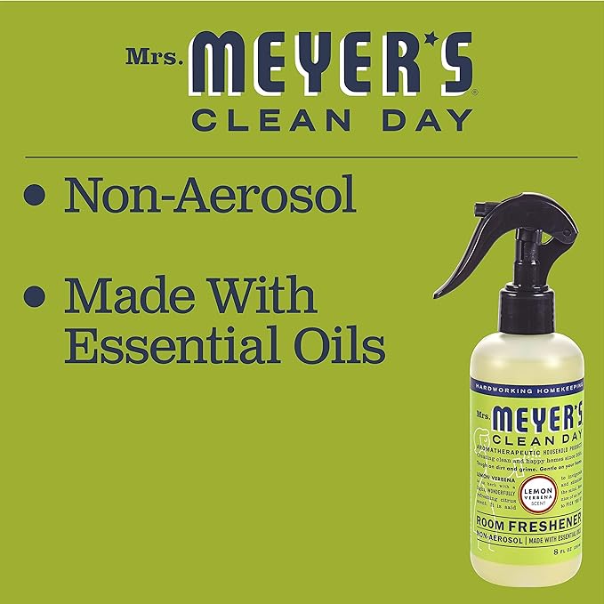 Mrs. Meyer's Clean Day Room Freshener Lemon Verbena, 8 OZ (Pack - 6)